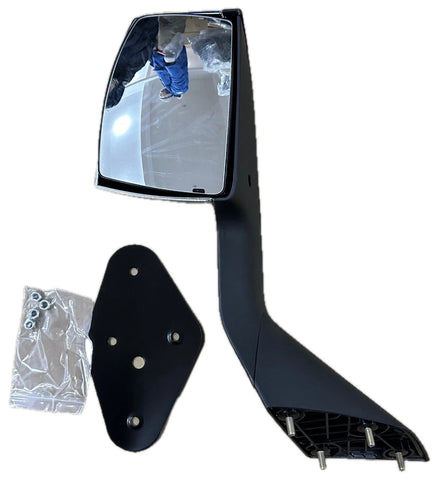 GA-V-012B-R Right Side Chrome For VOLVO VNL 2004 2005 2006 2007 2008 2009 2010 2011 2012 2013 2014 2015 2016 2017 HOOD Manual Mirror