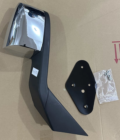 GA-V-012B-L Driver Side Black Fits VOLVO VNL 2004 2005 2006 2007 2008 2009 2010 2011 2012 2013 2014 2015 2016 2017 HOOD Manual Mirror