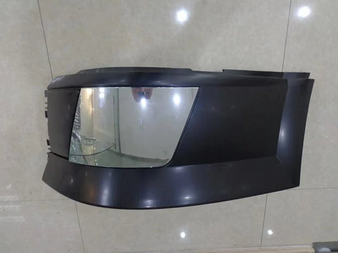 GA-V-015A-L*Volvo VNL 2004 2005 2006 2007 2008 2009 2010 2011 2012 2013 2014 2015 Corner Bumper W/O Fog Hole With Chrome Cover Trim Lh