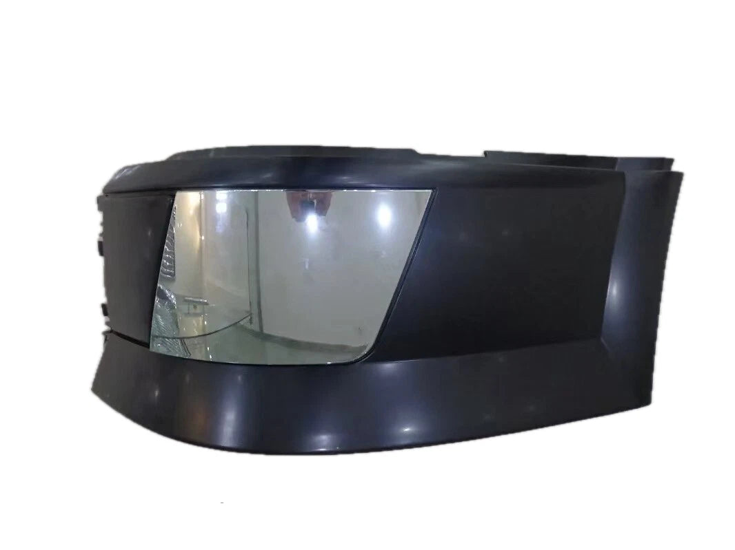 GA-V-015A-L*Volvo VNL 2004 2005 2006 2007 2008 2009 2010 2011 2012 2013 2014 2015 Corner Bumper W/O Fog Hole With Chrome Cover Trim Lh