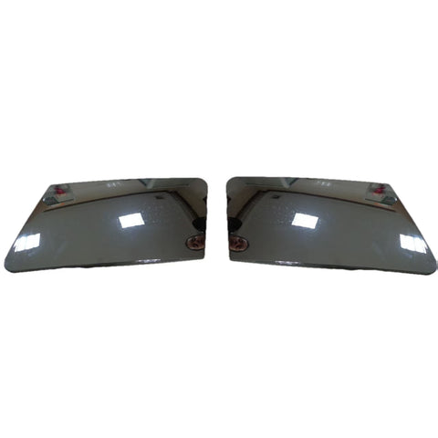 GA-V-033R&L FIT FOR VOLVO VNL 2004 2005 2006 2007 2008 2009 2010 2011 2012 2013 2014 2015 2016 2017 BUMPER EXTENSION CORNER CHROME TRIM SET LEFT&RIGHT