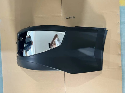 GA-V-058A-L Bumper Ends with Chrome Front Cover with fog lamp hole For Volvo VNL LH 2015 2016 2017