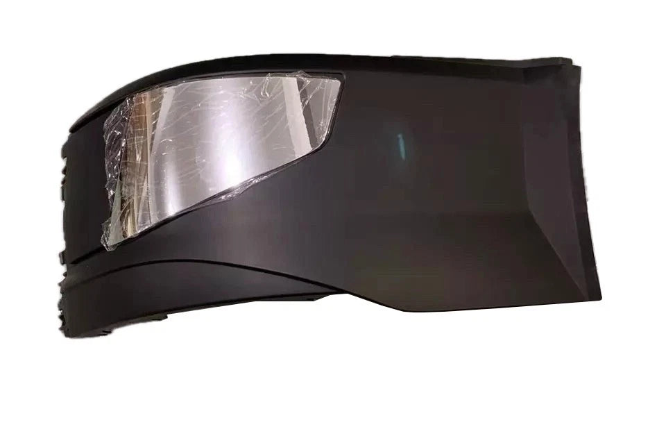 GA-V-058B-L Bumper Ends with Chrome Front Cover W/O fog lamp hole For Volvo VNL LH 2015 2016 2017