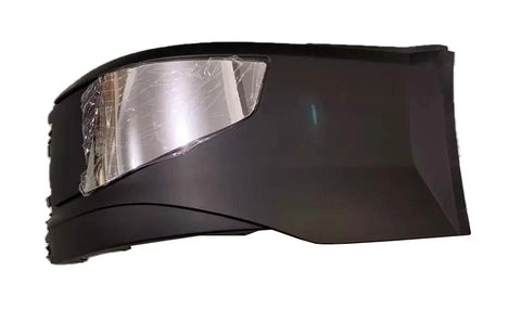 GA-V-058B-L Bumper Ends with Chrome Front Cover W/O fog lamp hole For Volvo VNL LH 2015 2016 2017