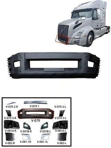 GA-V-079 VOLVO VNL 2018 2019 2020 2021 2022 2023 BUMPER OEM: 82750060