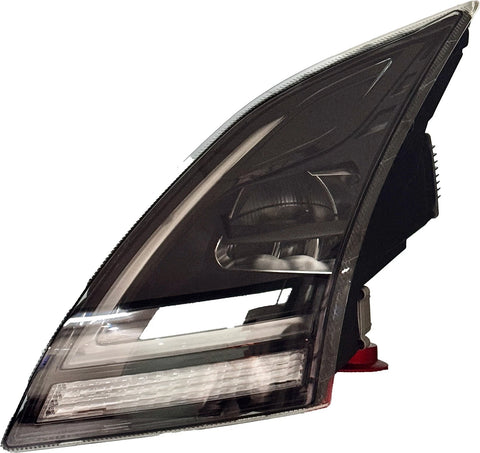 GA-V-096A-L Black Reflective LED Headlight W/DRL W/LED Control Module Left Side For Volvo VNR&VNL  2018 2019 2020 2021 2022 2023