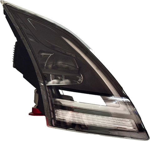 GA-V-096A-R Black Reflective LED Headlight W/DRL W/LED Control Module Right Side For Volvo VNR&VNL  2018 2019 2020 2021 2022 2023