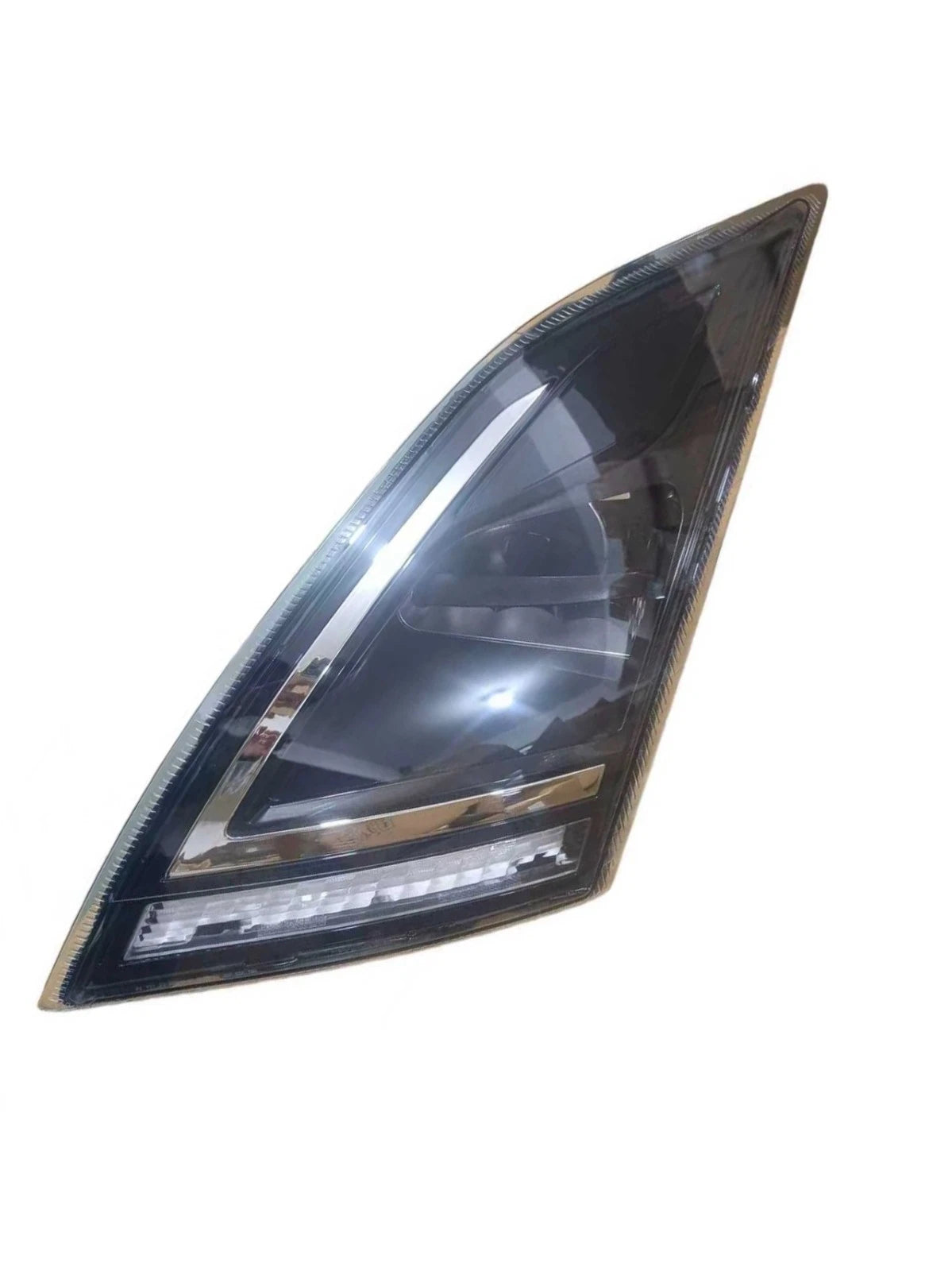 GA-V-096B-L Black Reflective LED Headlight W/O DRL W/LED Control Module Left Side For Volvo VNR&VNL  2018 2019 2020 2021 2022 2023