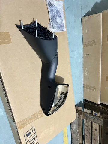 GA-V-101A-L Black Hood Mirror With Screw LH For Volvo VNL 2018 2019 2020 2021 2022 2023