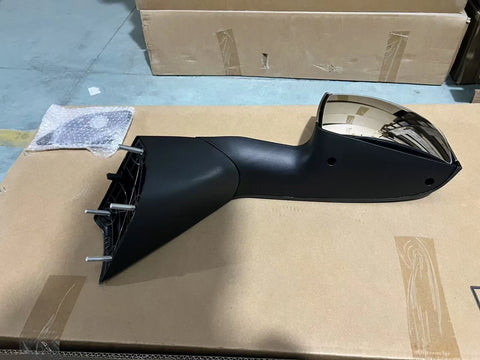 GA-V-101A-L Black Hood Mirror With Screw LH For Volvo VNL 2018 2019 2020 2021 2022 2023