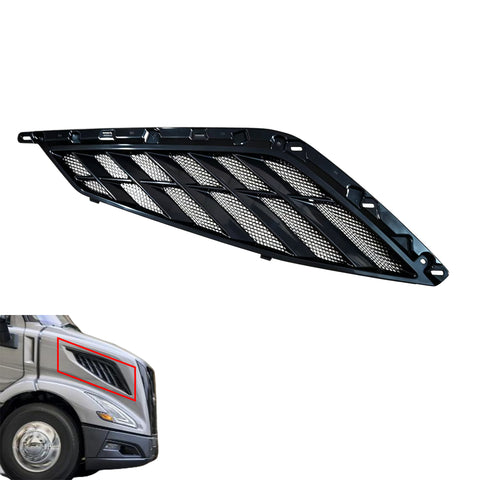 GA-V-132-1A-R Air Hood Vent Grille Black Right Side Volvo VNL 2025+