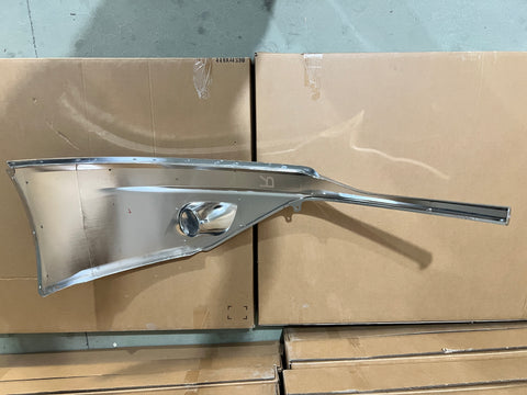 GA-KW-044-1-1C-R Bumper Cover Chrome No Fog Light Hole Right Side Kenworth T680 Next Gen 2022 2023 2024 2025