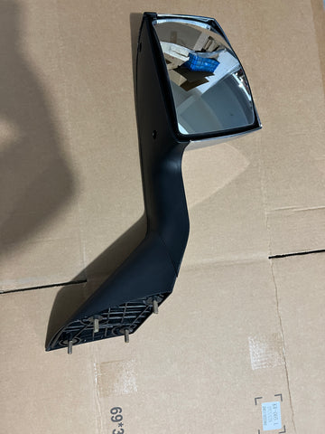 GA-V-012B-L Driver Side Black Fits VOLVO VNL 2004 2005 2006 2007 2008 2009 2010 2011 2012 2013 2014 2015 2016 2017 HOOD Manual Mirror
