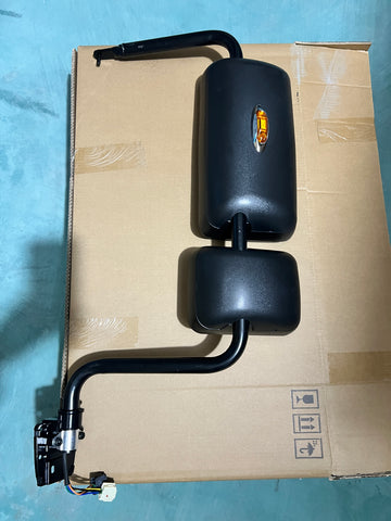 GA-A-402D-L Door Mirror Assembly Black W/Lamp Left Driver Side For Hino 238 258 268 338 2008-2021