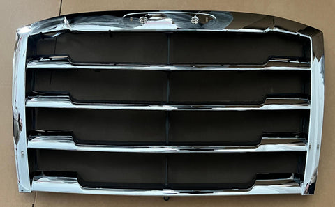 GA-CA1802-B1 Grille Chrome W/Bug Screen For Freightliner Cascadia 2018 2019 2020 2021 2022 2023 2024 GA-FR-091A-YJ
