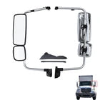 GA-IN-024C-L Chrome Door Mirror LH For International 4300 4200 2002 2003 2004 2005 2006 2007 2008 2009 2010 2011 2012 2013 2014 2015 2016 2017 2018