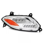 GA-IN-074A-R Silver reflcetive LED Headlights with DRL RH For International LT625 2018 2019 2020 2021 2022 2023 2024