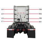 GA-IN-081-1-L Cabin Fairing Bracket Left Side L1 For International Prostar 2006 2007 2008 2009 2010 2011 2012 2013 2014 2015 2016 2017