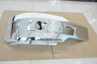 GA-KW-017EL Chrome Plastic Bumper With Fog Lamp Hole Left Driver Side for Kenworth T680 2012 2013 2014 2015 2016 2017 2018 2019 2020 2021