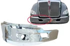 GA-KW-017ER Chrome Plastic Bumper With Fog Lamp Hole RH Passenger Side for Kenworth T680 2012 2013 2014 2015 2016 2017 2018 2019 2020 2021