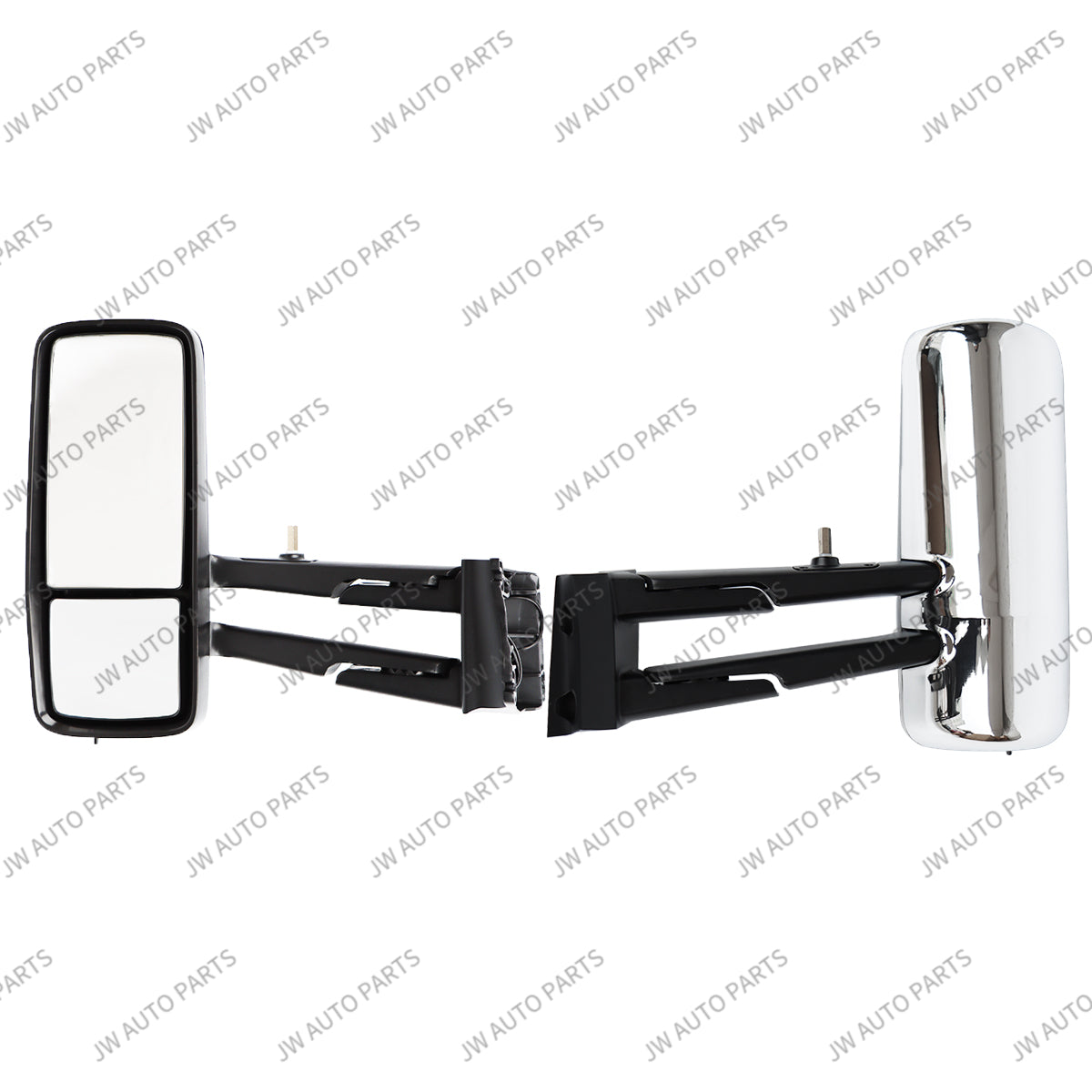 thumbnail image 2 of Chrome Door Mirror Cover Pair – For Kenworth T680 T880 2010-2024, Left & Right 2 of 2