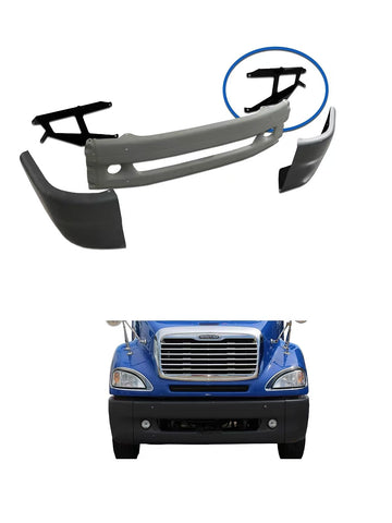 GA-FR-058A-L Steel Bumper Bracket Left Driver Side For Freightliner Columbia 2002-2012