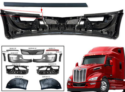 GA-PE-041-7-L Bumper Seal Left Driver Side For Peterbilt 579 2023 2024 2025