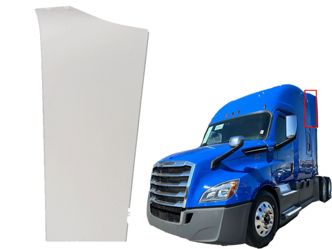 GA-FR-154L Cab Air Deflector Upper Fairing for Freightliner Cascadia 2018 2019 2020 2021 2022 2023 2024 Driver(LH)