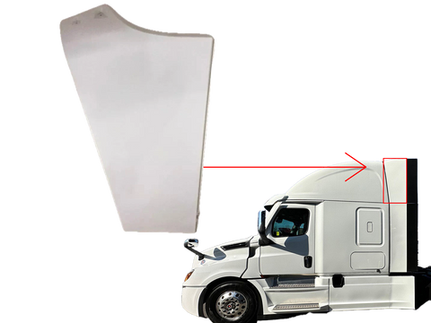 GA-FR-074 L Cab Fairing Upper LH For Freightliner Cascadia 2008 2009 2010 2011 2012 2013 2014 2015 2016 2017 2018 2019 2020 2021 2022 2023 2024