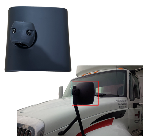 GA-IN-018-1B L*Hood Mirror Black, Left side For International Prostar Durastar 2008 2009 2010 2011 2012 2013 2014 2015 2016 2017 2018