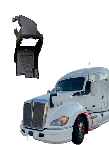 GA-KW-064-1-L Splash Guard Mud Flap w/o Cover Left Driver For Kenworth T680 2013 2014 2015 2016 2017 2018 2019 2020 2021