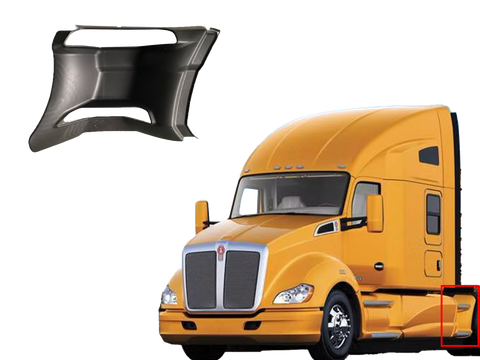 GA-KW-018-2L Rear Step Fairing Panel for Kenworth T680 Left Driver Side 2013 2014 2015 2016 2017 2018 2019 2020 2021