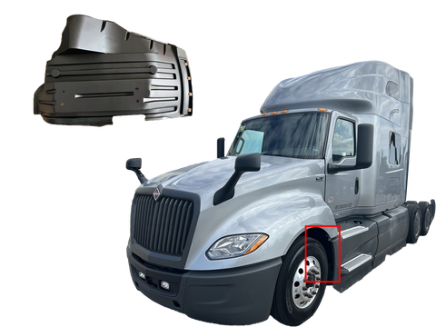 GA-IN-097-1-L Splash Guard Mud Flap W/O Skin For Interational LT625 2018 2019 2020 2021 2022 2023 2024