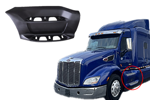 GA-PE-018-L-W/O  Front Step Fairing LH w/o Tool Box Hole For Peterbilt 579 2013 2014 2015 2016 2017 2018 2019 2020 2021 2022 2023 2024