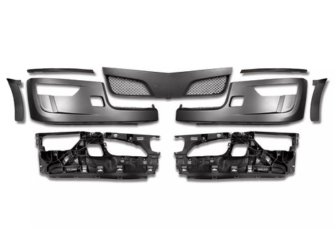GA-PE-041B Complete Front Bumper Outer Paint with Fog Lamp Hole (9 Pcs)Peterbilt 579 2022+