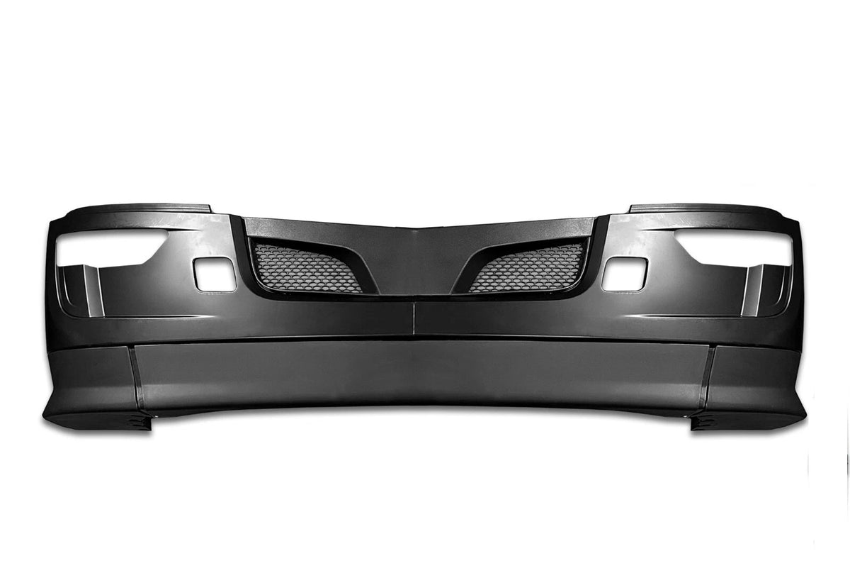 GA-PE-041B-COMPLETE Complete Front Bumper Outer Paint with Fog Lamp Hole 14 Pcs Peterbilt 579 2022+