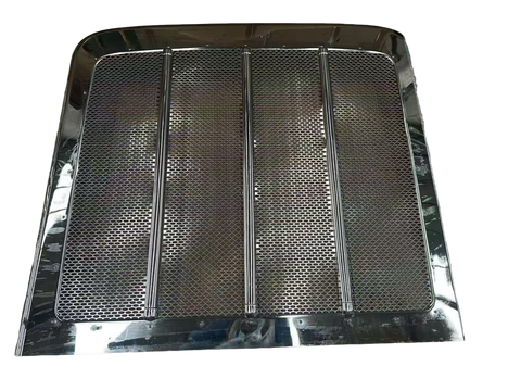 GA-PE-045 Replacement Chrome Plastic Grille w/ Bug Screen For Peterbilt 389