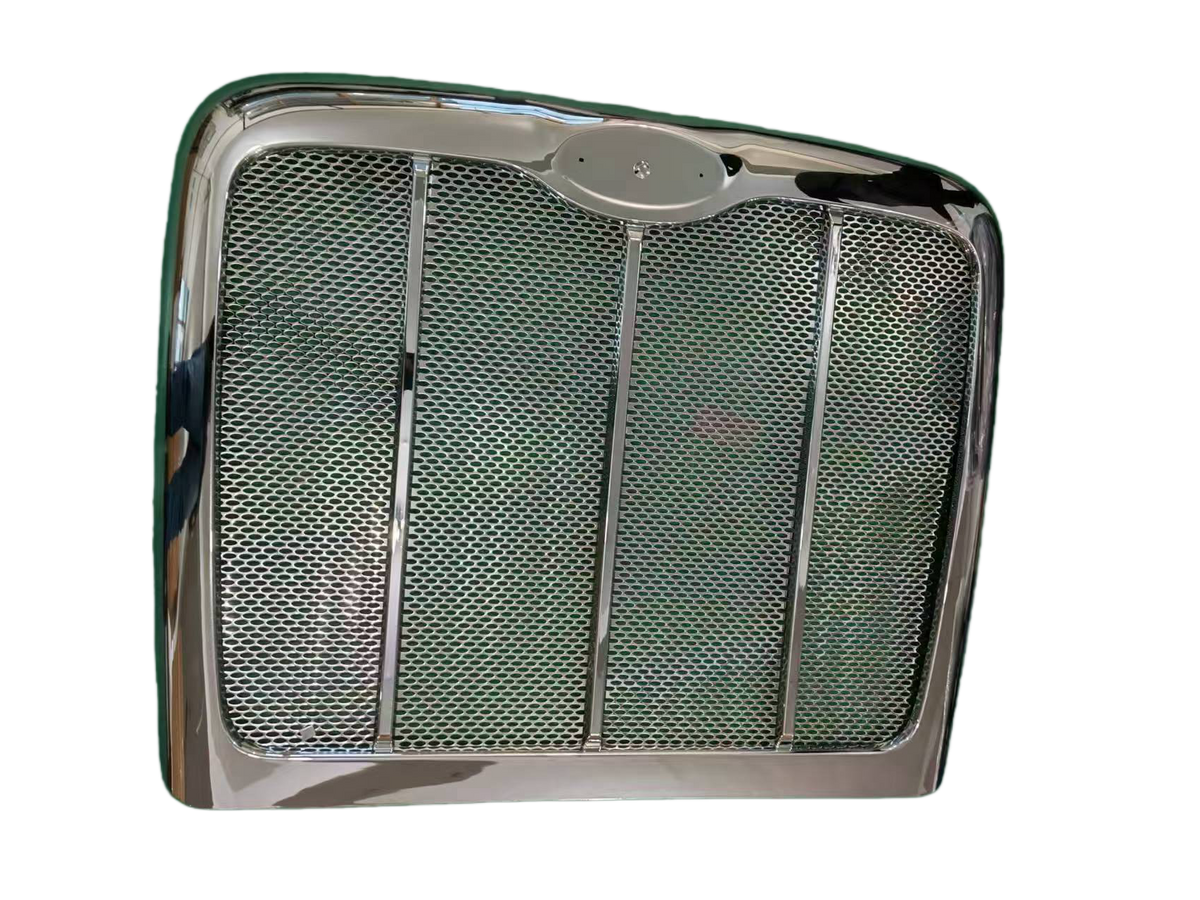 GA-PE-046 Replacement Chrome Plastic Grille w/ Bug Screen For Peterbilt 386