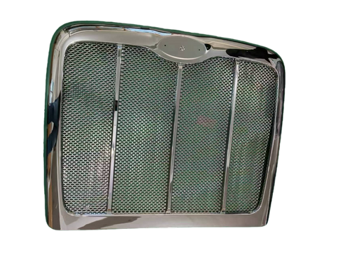 GA-PE-046 Replacement Chrome Plastic Grille w/ Bug Screen For Peterbilt 386