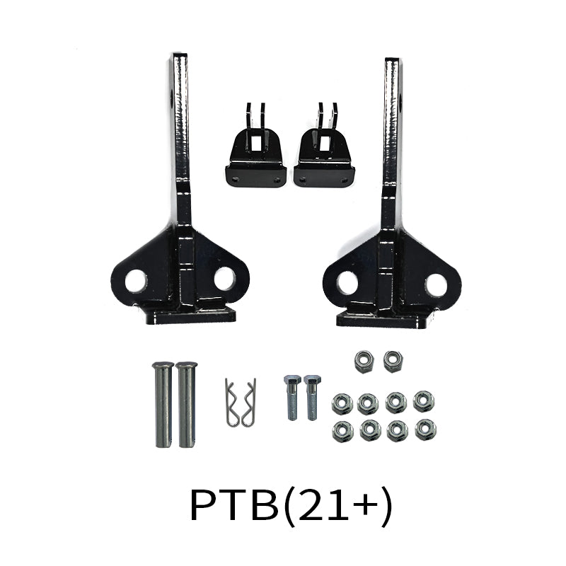 GA-BKPTB21B  Black Deer Guard Bracket For Peterbilt 579 2023+