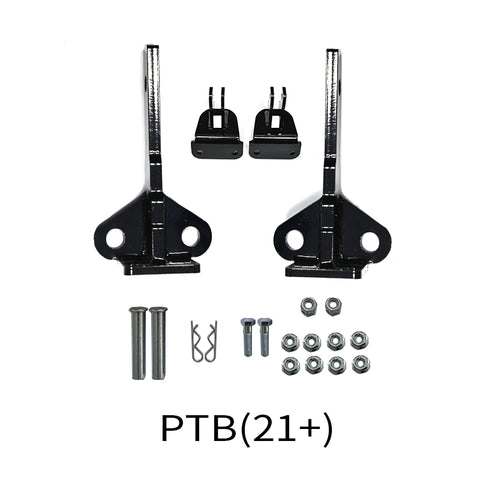 GA-BKPTB21B  Black Deer Guard Bracket For Peterbilt 579 2023+