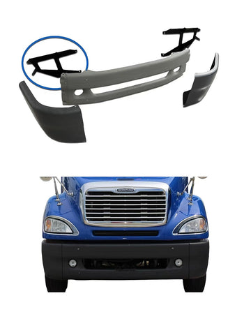 GA-FR-058A-R Steel Bumper Bracket Right Passenger Side For Freightliner Columbia 2002-2012