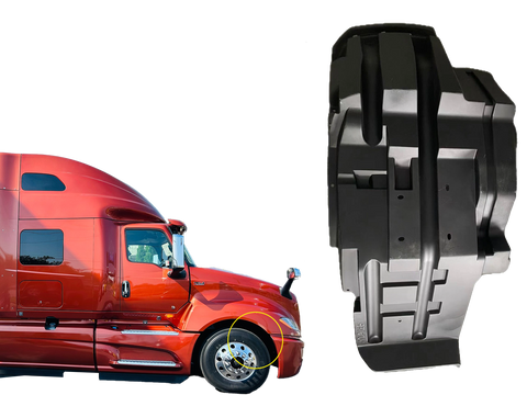 GA-IN-092-R Inner Fender Extension Passenger Right Side For International LT625 2018 2019 2020 2021 2022 2023 2024