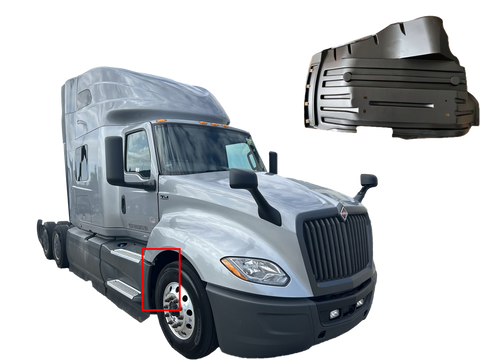 GA-IN-097-1-R Splash Guard Mud Flap W/O Skin For Interational LT625 2018 2019 2020 2021 2022 2023 2024