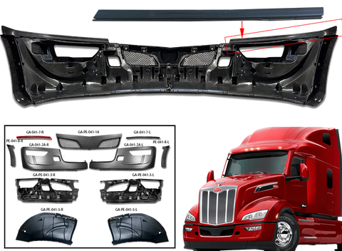 GA-PE-041-7-R Bumper Seal Right Side For Peterbilt 579 2023 2024 2025