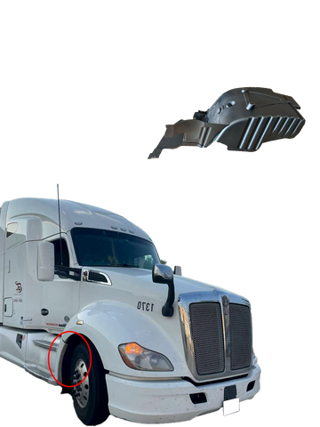 GA-KW-064-R MudGuard Liner Fender Complete Right Side For Kenworth T680 2013 2014 2015 2016 2017 2018 2019 2020 2021 L35-6030