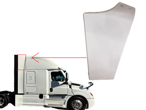 GA-FR-074 R Cab Fairing Upper RH For Freightliner Cascadia 2008 2009 2010 2011 2012 2013 2014 2015 2016 2017 2018 2019 2020 2021 2022 2023 2024