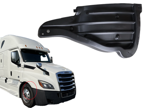 GA-FR-124-R Splash Shield Passenger Side For Freighliner Cascadia 2018 2019 2020 2021 2022 2023 2024