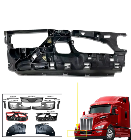 GA-PE-041-3-R Inner Bumper Reinforcement, Right Passenger Side For Peterbilt 579 2023 2024 2025