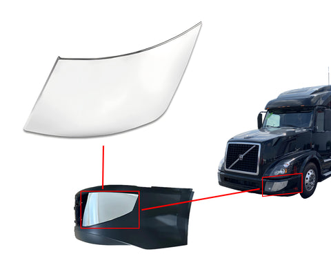 Chrome Front Cover for Bumper Ends  Left Side 82741382 For Volvo VNL 2015 2016 2017